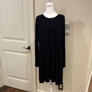 BCBGMaxAzria Classic Black Long Sleeve Dress